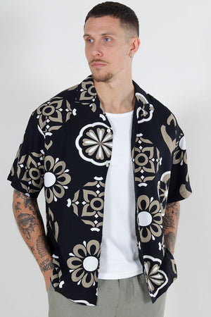 Jack & Jones Urban Edge Resort Shirt SS Jet Black