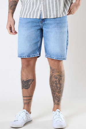 ONLY & SONS Edge Denim Shorts  Light Blue Denim