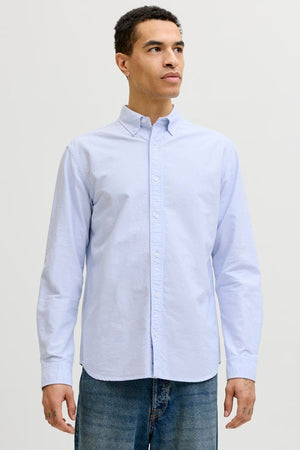 Jack & Jones Harvey Oxford LS Shirt Chambray Blue
