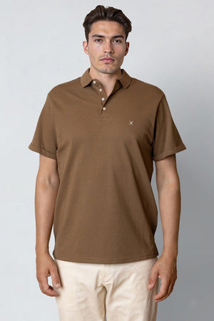 Clean Cut Copenhagen Silkeborg Stretch Polo Shitake