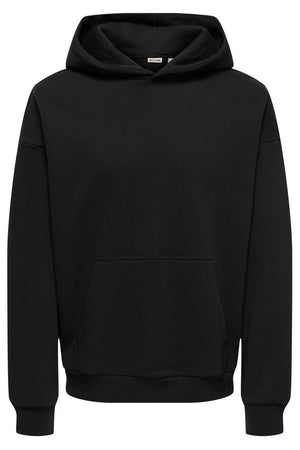 Only & Sons Ceres Ovz Ls Hoodie Black