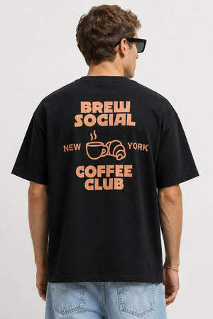Only & Sons Axel Coffee Relaxed SS Tee Black