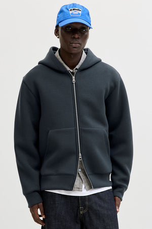 Jack & Jones Cover Scuba Sweat Zip Hood Outer Space Sweatshirt