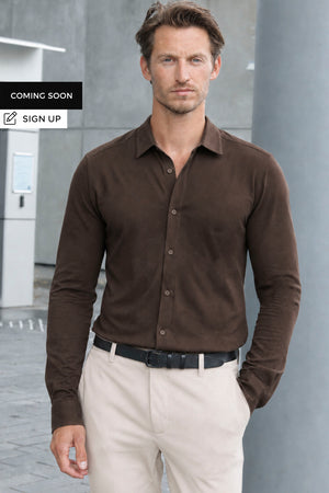 Only & Sons Miles LS Stretch Shirt Coffee Bean