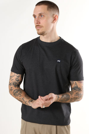Kronstadt Timmi Organic T-shirt Charcoal Mix