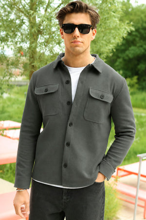 Only & Sons Kodyl Overshirt Sweat Beluga
