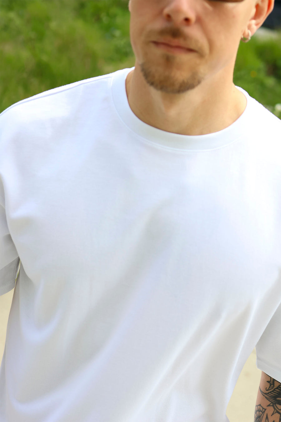 Only & Sons Caspian Airflex Boxy SS Tee White