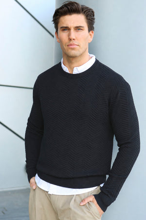 Kronstadt Carlo Cotton knit Black