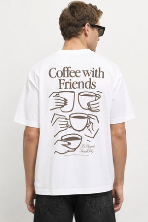 Only & Sons Axel Coffee Rlx SS Tee Bright White