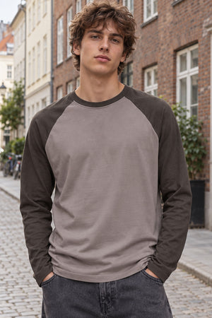 Only & Sons Heaton Raglan LS Tee Falcon