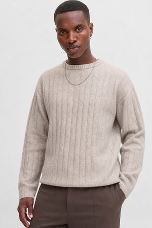 Jack & Jones Bradley Carter Knit Crew Neck Atmosphere