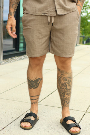 Only & Sons Latham Structure Fit 0257 Shorts Desert Taupe