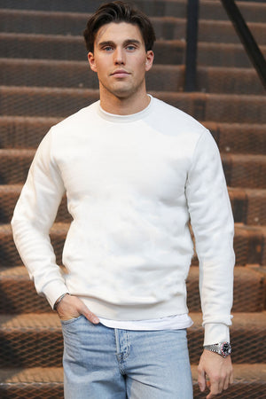 Only & Sons Ceres Crew Neck Cloud Dancer Sweatshirt