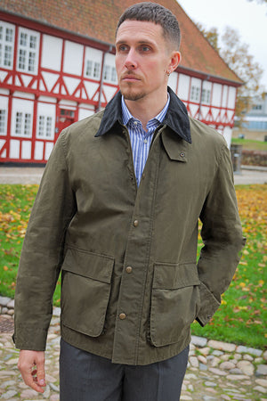 Jack & Jones Clint Waxed Jacket Canteen