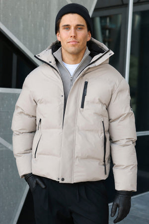 Jack & Jones Trace Alpha Puffer Jacket Dove