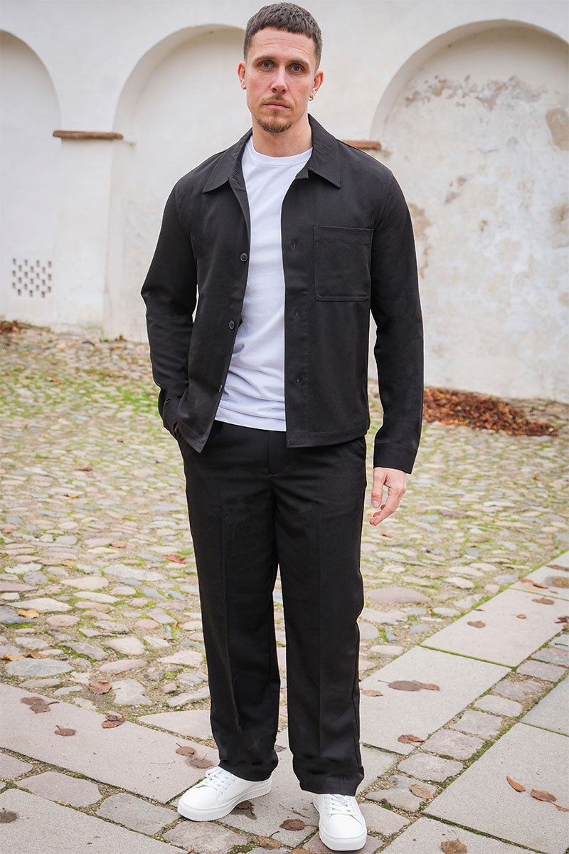 ONLY & SONS Miro Tailored Regular Fit Overshirt Black