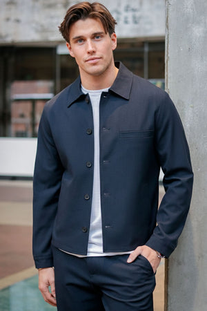 Selected Robert Dark Sapphire Blazer