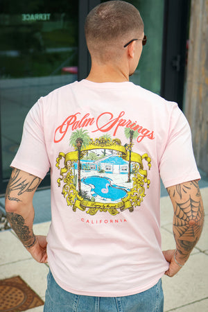 Jack & Jones Post Tee SS Crew Neck STYD SS26 Chalk Pink T-shirt