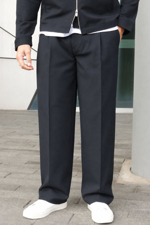 Selected Loose Finn Flex Pants Navy Blazer