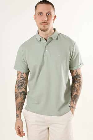 Clean Cut Copenhagen Silkeborg Stretch Polo Desert Sage