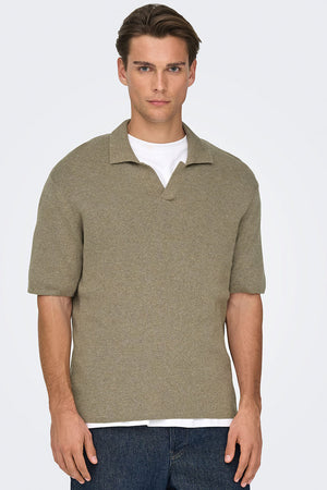 Only & Sons Stravis Reg 12 SS Desert Taupe