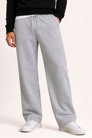 Only & Sons Goyle Wide Scuba Pant Light Grey Melange