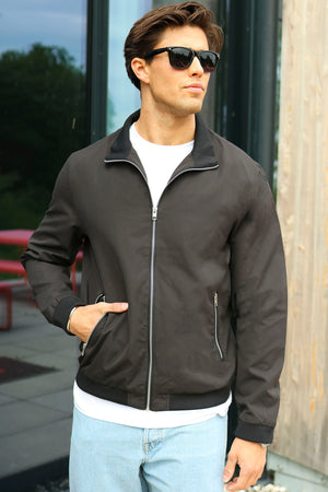 Jack & Jones Rush Harrington Bomber Black
