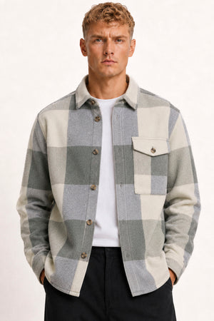 Solid Manheim Shirt Agave Green
