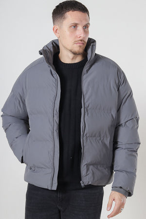 Jack & Jones Soho Puffer Collar Jacket Castlerock