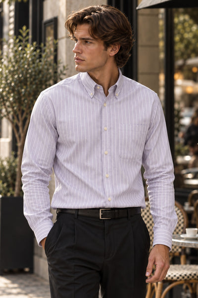 Only & Sons Oxford Shirt Grape Shake