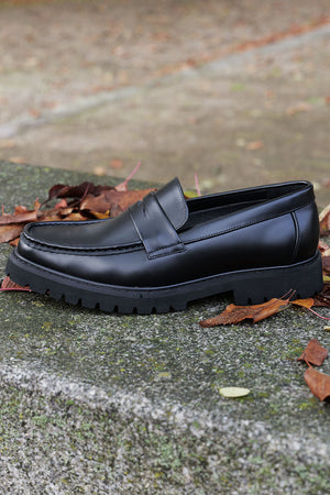Liebhaveri Plain Loafer Black