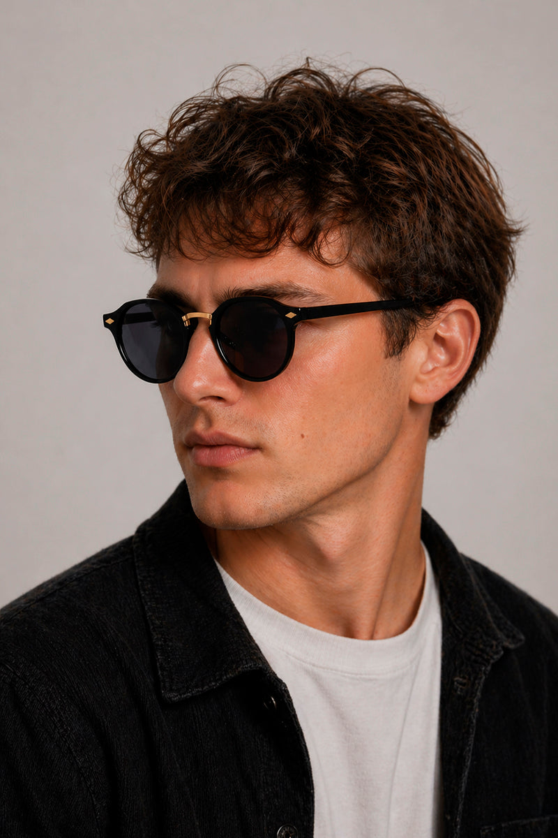 CBA Shiny black/gold, brown lens Black/gold