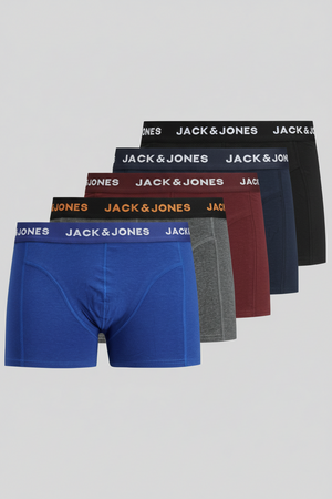 Jack & Jones Black Friday Trunks 5 Pack Black