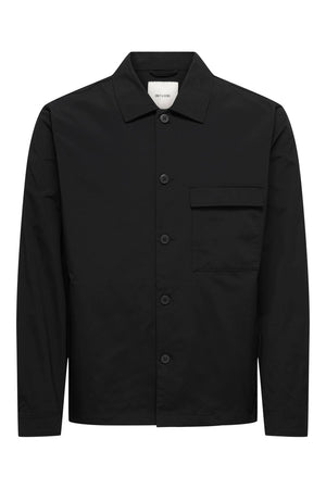 Only & Sons Gereth Life Stretch Shacket Black