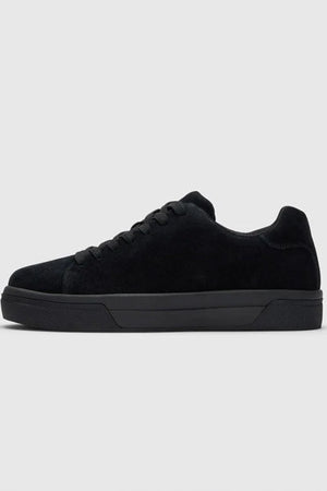 Selected David Chunky Suede Sneaker Black