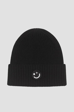 Clean Cut Copenhagen Smiley Beanie Black