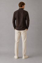Clean Cut Copenhagen Eske Oxford Skjorte Dark Brown