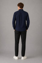 Clean Cut Copenhagen Eske Oxford Shirt Dark Navy