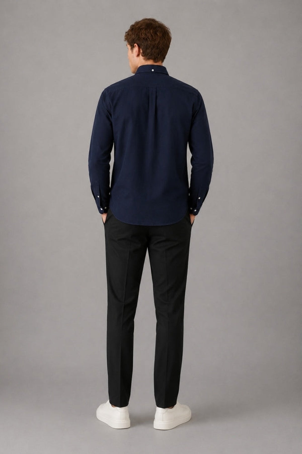 Clean Cut Copenhagen Eske Oxford Shirt Dark Navy