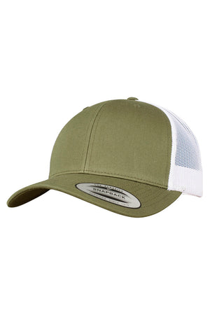 Flexfit Retro Trucker Olive / White