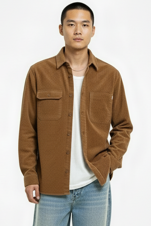 Solid Roux Shirt Slate Black