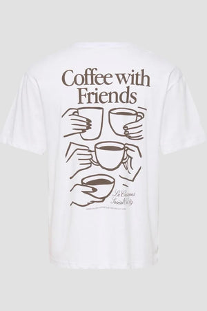 Only & Sons Axel Coffee Rlx SS Tee Bright White