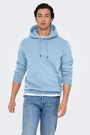Only & Sons Ceres Hoodie Cerulean