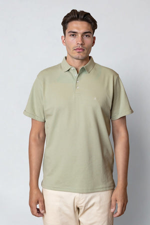 Clean Cut Copenhagen Silkeborg Stretch Polo Desert Sage