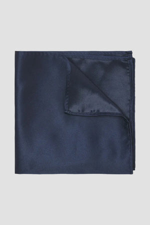 Jack & Jones Solid Navy Blazer Hankie