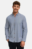 Kronstadt Ksjohan Diego Cotton Shirt Navy Mix