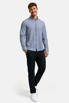 Kronstadt Ksjohan Diego Cotton Shirt Navy Mix