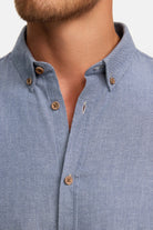 Kronstadt Ksjohan Diego Cotton Shirt Navy Mix