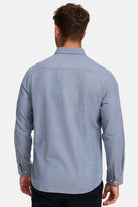 Kronstadt Ksjohan Diego Cotton Shirt Navy Mix