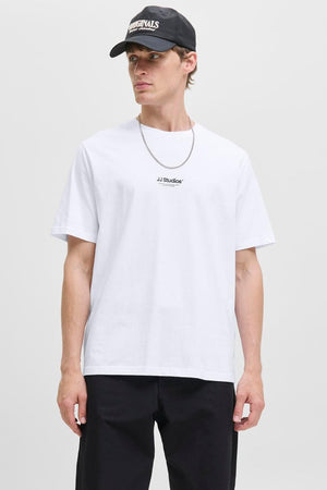 Jack & Jones Jesoho Tee Ss Crew Neck White